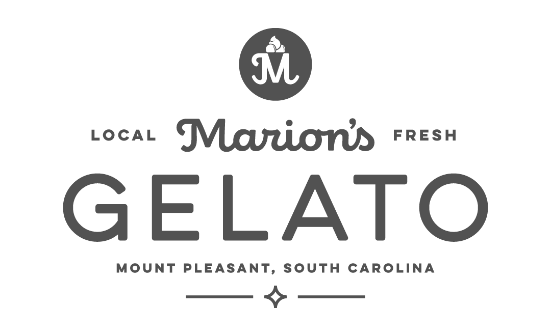 Marion's Gelato logo, Design Cypher client